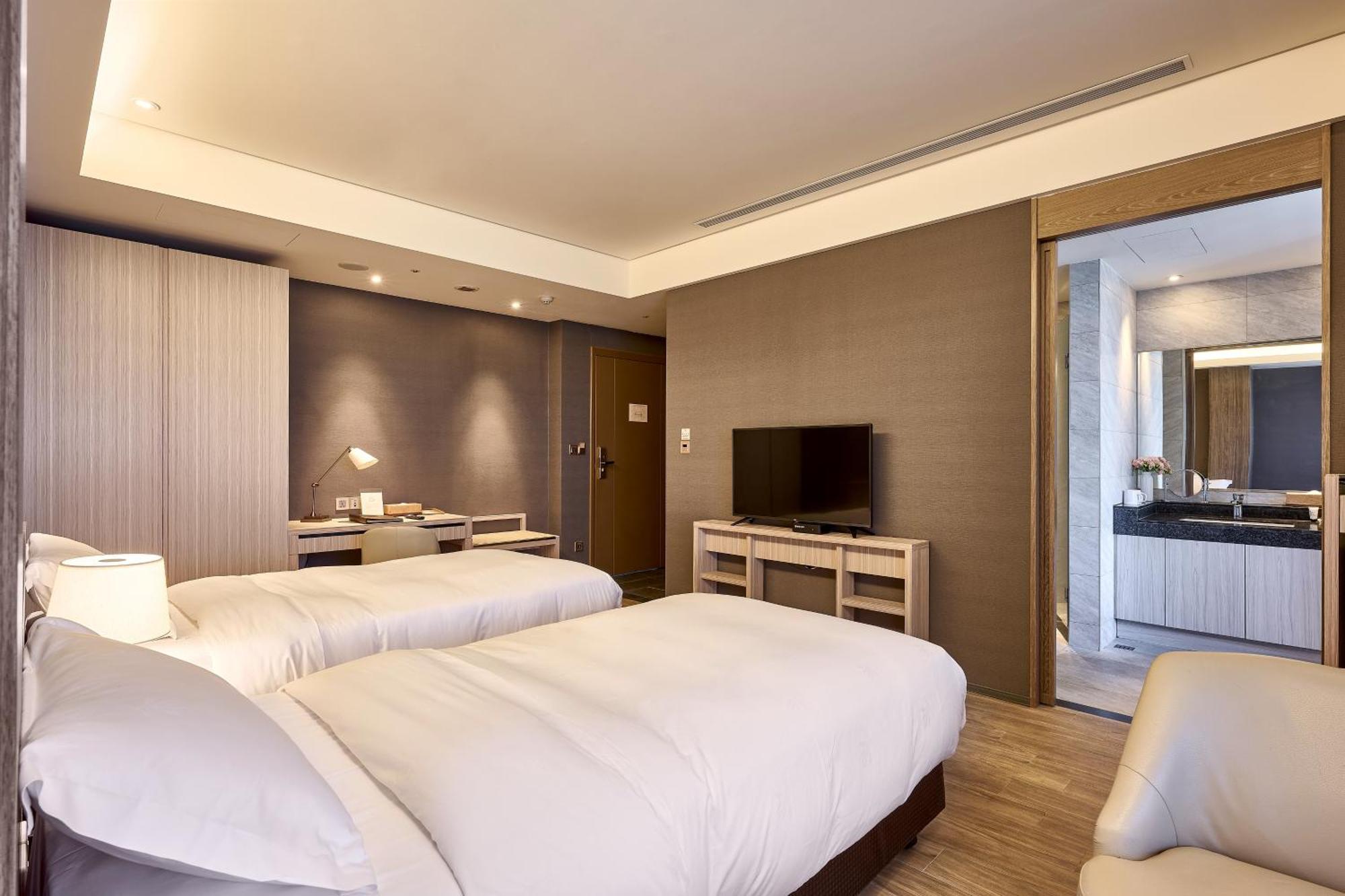 Cuncyue Hot Spring Resort Luodong Camera foto Deluxe Twin Room
