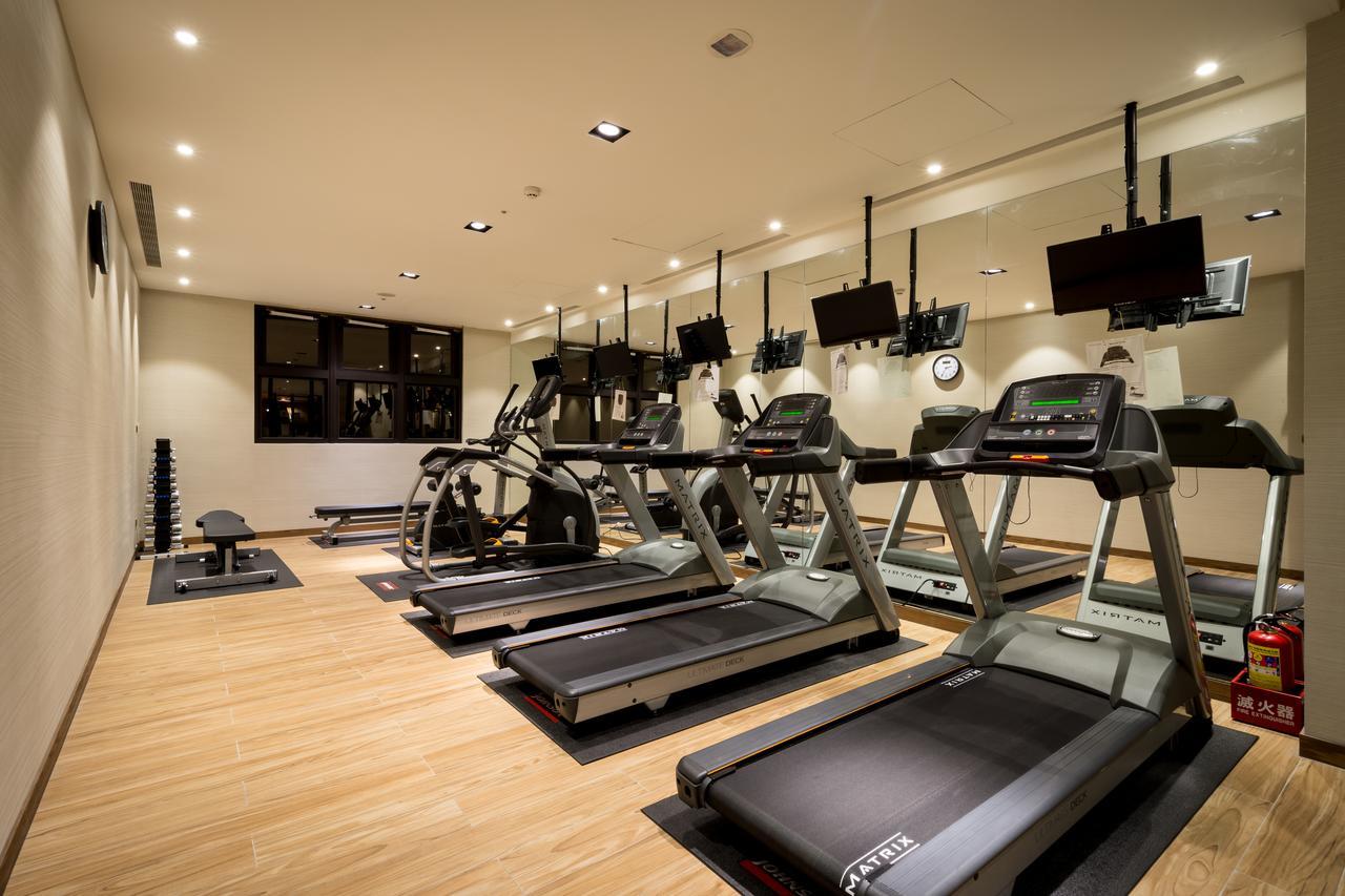 Cuncyue Hot Spring Resort Luodong Esterno foto A gym in a hotel